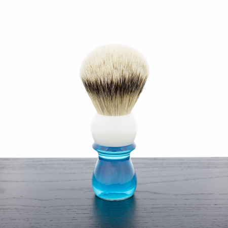 Product image 0 for WCS Two-Tone Tall Silvertip Shaving Brush, Blue & White